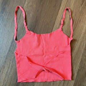 Open back crop top